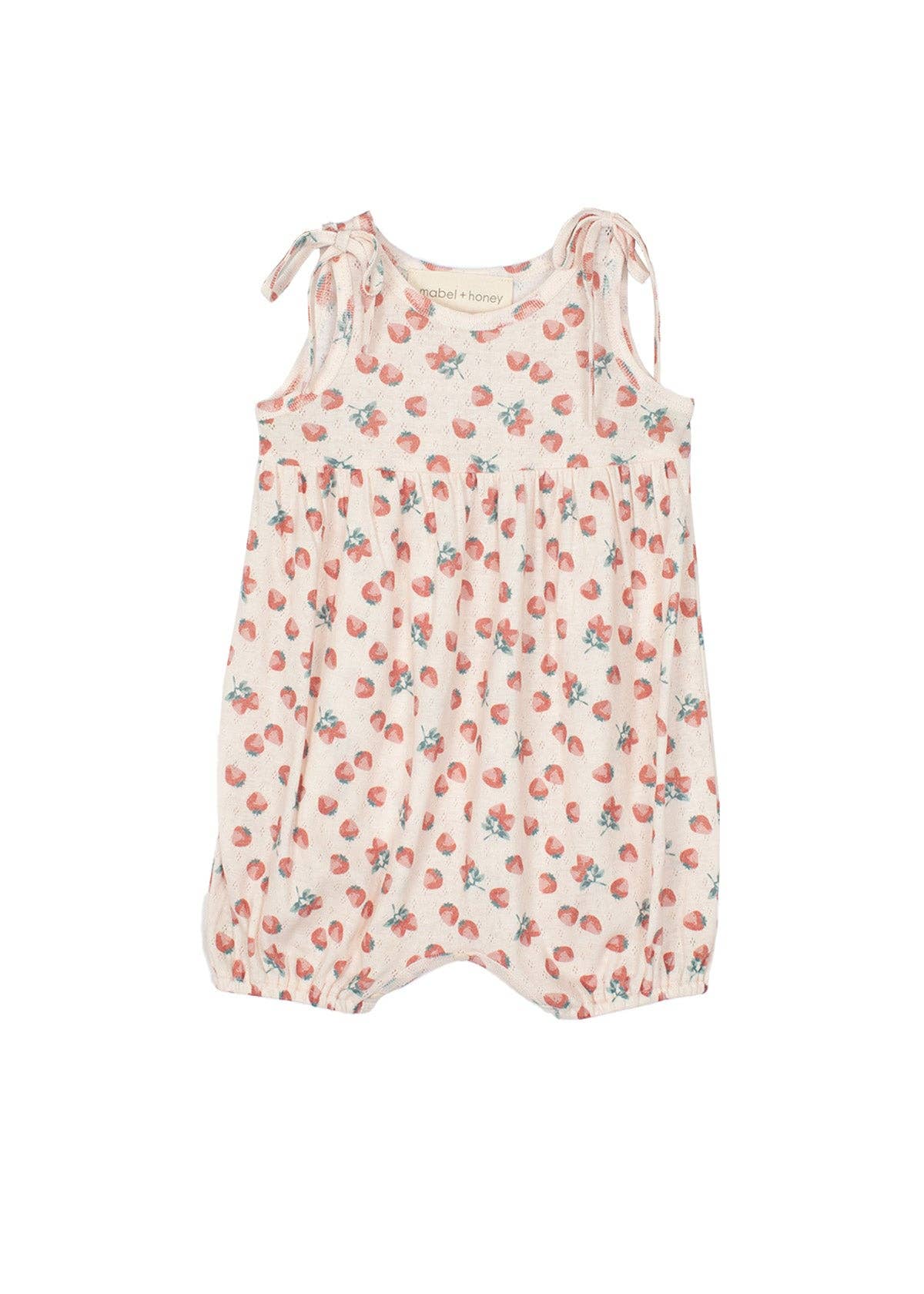 Strawberry Sweetheart Baby Romper