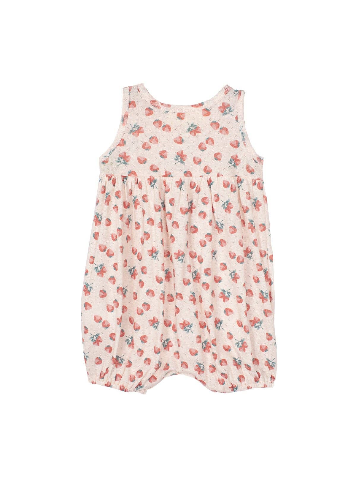 Strawberry Sweetheart Baby Romper