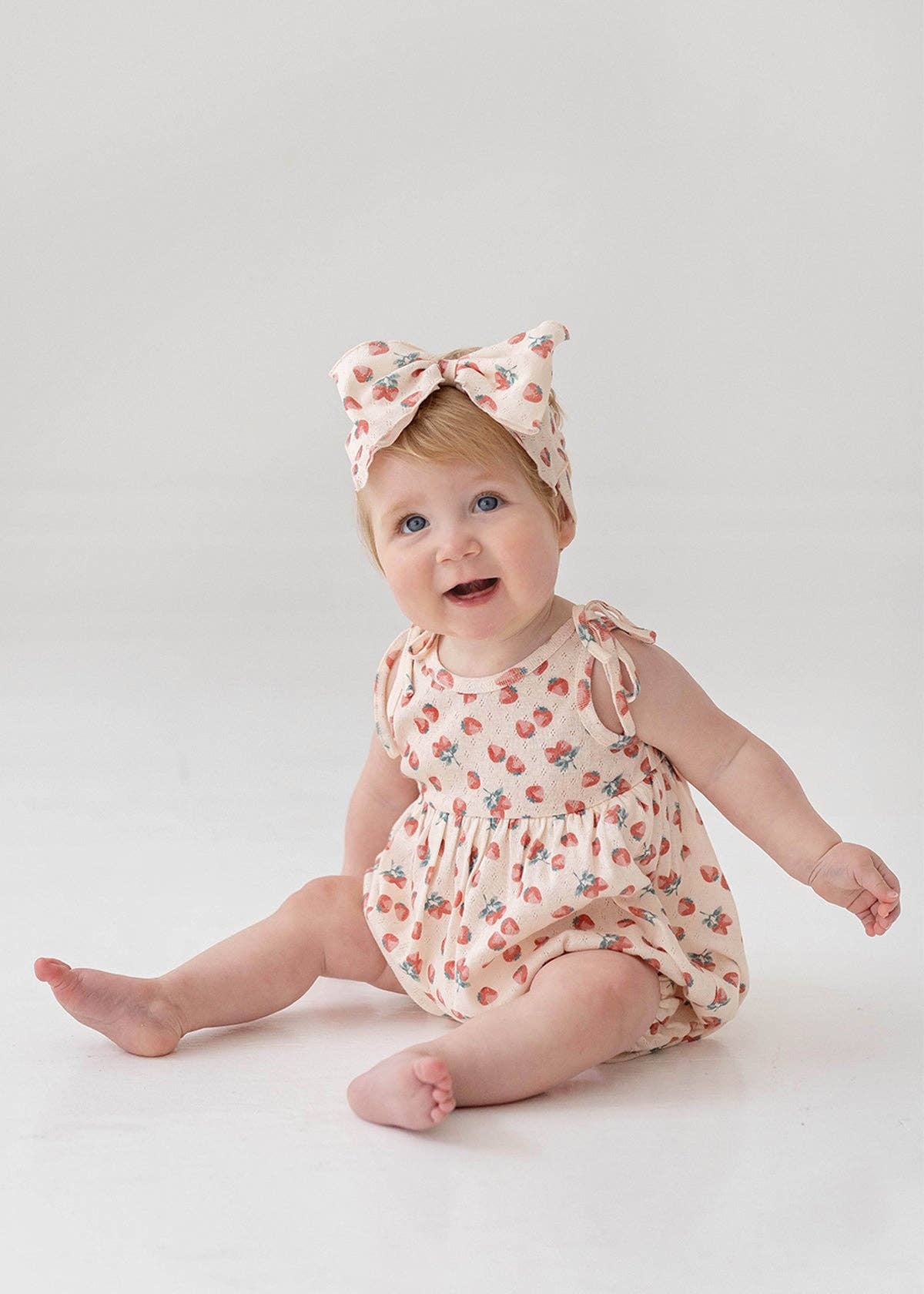 Strawberry Sweetheart Baby Romper