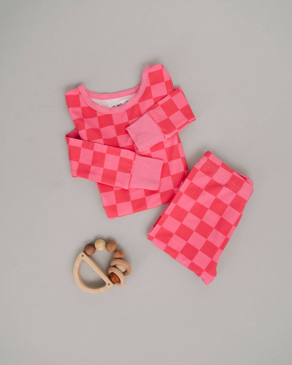 Taffy Checkers 2-Piece Bamboo Pajama Set